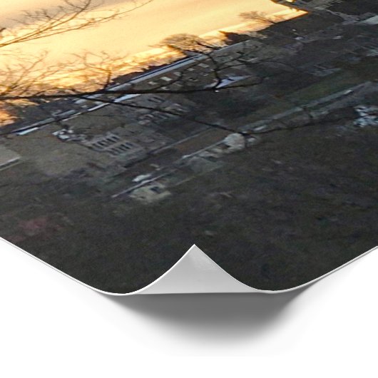 Poster Crystal Falls, MI Skyline (Coin)