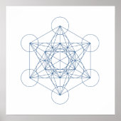 Poster Crystal Grid - Cube de Metatron (Devant)