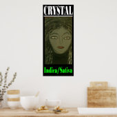 POSTER CRYSTAL INDICA SATIVA (Cuisine)