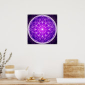Poster Crystal Mandala (Cuisine)