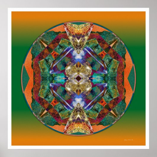 Poster Crystal Mandala 5 (Devant)