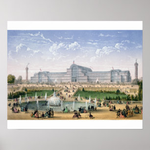 Poster Crystal Palace, Sydenham, c.1862 (litho couleur)
