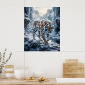 Poster Crystal Tiger Aube Gelée (Cuisine)