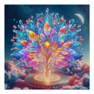 Poster Crystal Tree