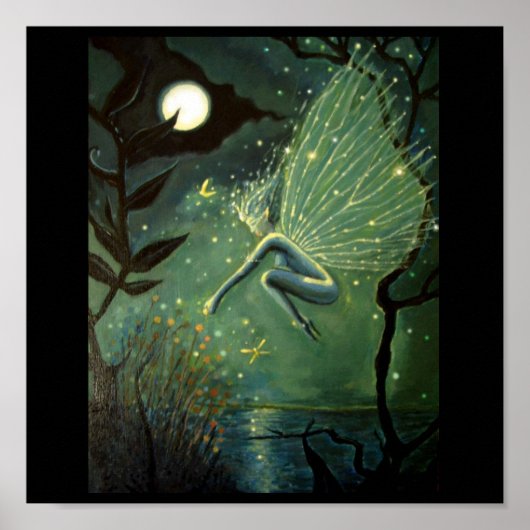 Poster Crystal Water Sprite Fairy Print (Devant)