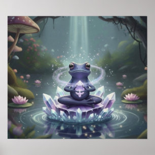 Poster CrystalLotusFrog