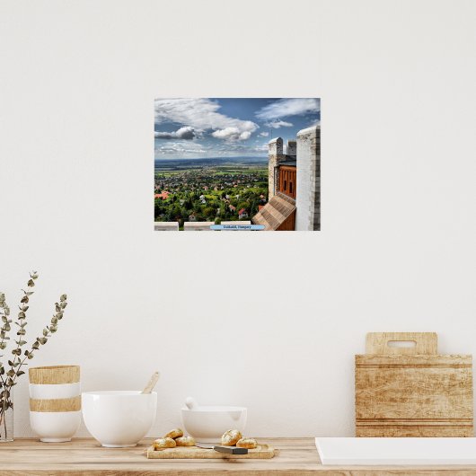 Poster Csókakő, Hongrie (Cuisine)