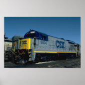 POSTER CSX GE B36-7 (Devant)