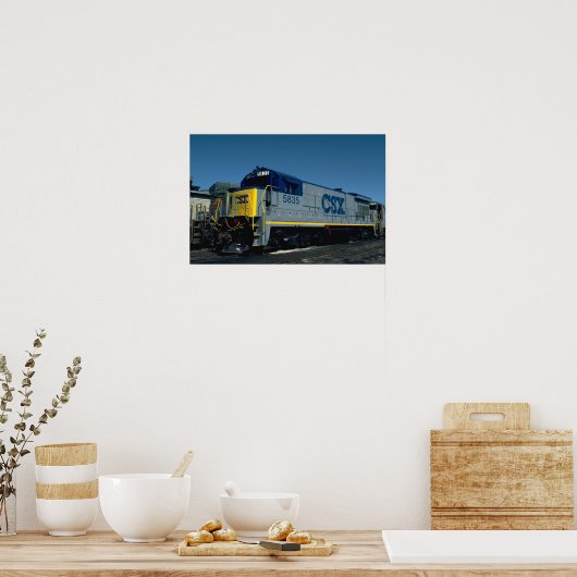POSTER CSX GE B36-7 (Cuisine)