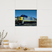 Poster CSX GE B36-7 #5835, 1990_Trains (Cuisine)