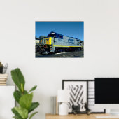 Poster CSX GE B36-7 #5835, 1990_Trains (Bureau à domicile)