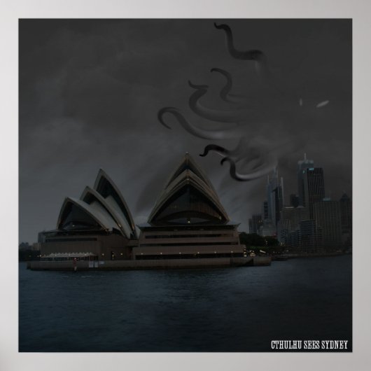 Poster Cthulhu Dans L'Affiche De Sydney (Devant)