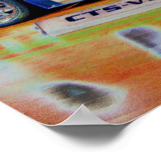 Poster CTS-V Cadillac (Coin)