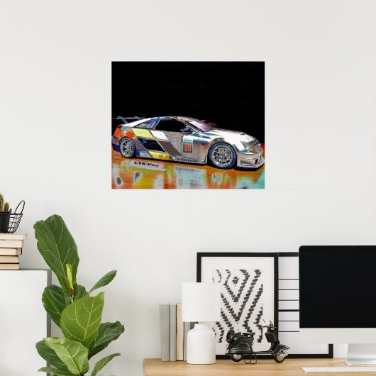 Poster CTS-V Cadillac (Bureau à domicile)
