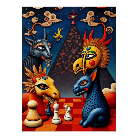 Poster cuadro surreal 3D (Devant)