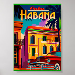 Poster Cuba Habana