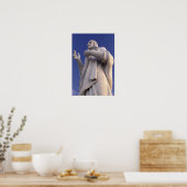 Poster Cuba, La Havane, Sculpture de Jésus. (Cuisine)