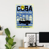 Poster Cuba - Républica del Sol (Bureau à domicile)