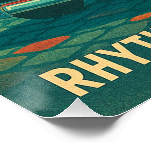 Poster Cuba - Rythme des Caraïbes (Coin)