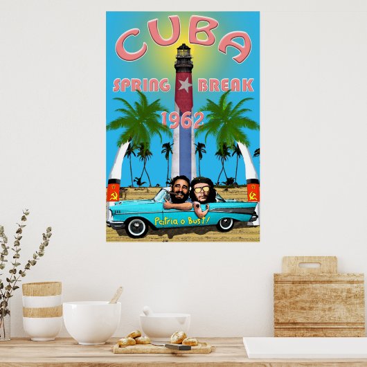 Poster Cuba Spring Break 1962 (Cuisine)