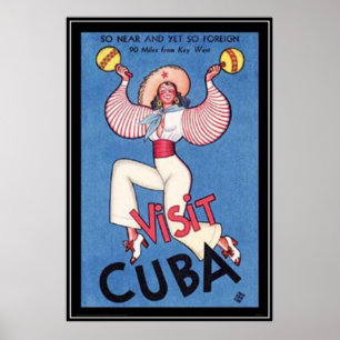 Poster Cuba vintage -