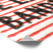 poster Cubaanse vlag 1950 (Hoek)