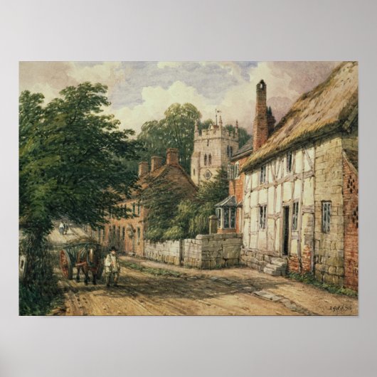 Poster Cubbington, Warwickshire (Devant)