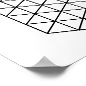 Poster Cube 3D géométrique Thunder_Cove (Coin)