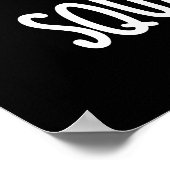 Poster Cube-avocado Drôle Cube Avocat Pun Fond Sombre (Coin)