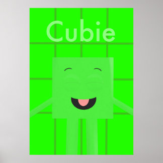 Poster Cube Cubie