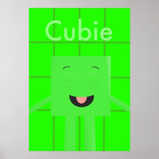 Poster Cube Cubie (Devant)