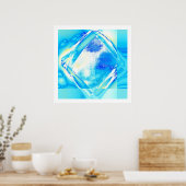 Poster Cube de glace (Cuisine)