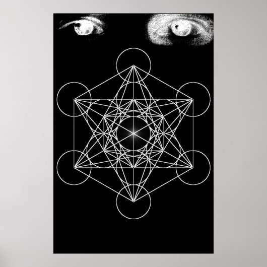 Poster Cube de Metatron (Devant)