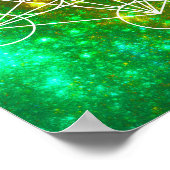 Poster Cube de Metatron, Géométrie Sacrée, Symbole Spirit (Coin)