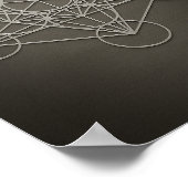 Poster Cube de Metatron Pewing & Grey (Coin)