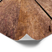 Poster Cube en bois Abstrait (Coin)