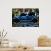 Poster Cube en mouvement (Cuisine)