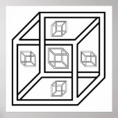 Poster Cube impossible (Devant)