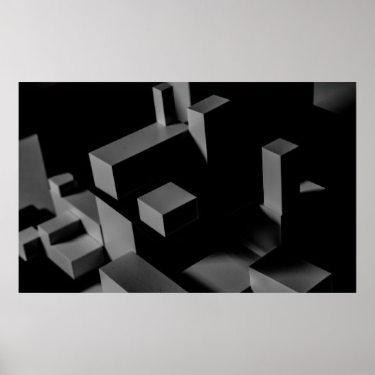 POSTER CUBE NOIR (Devant)