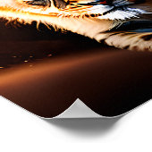 Poster Cube Petit Lion Cub aux yeux bleus (Coin)