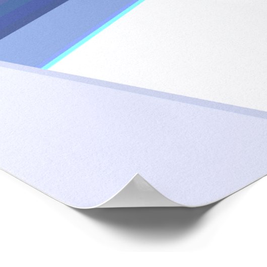 Poster Cube violet unique (Coin)