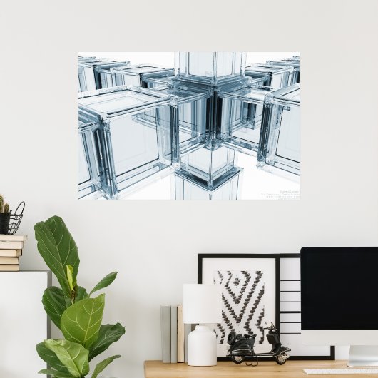 Poster Cubes (Bureau à domicile)