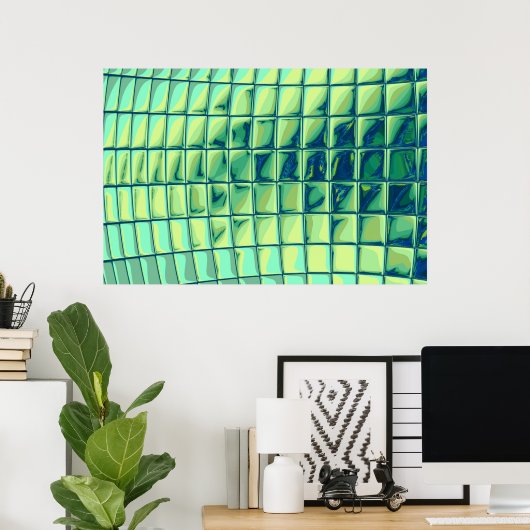 Poster cubes (Bureau à domicile)