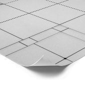 Poster Cubes Abstraits (Coin)