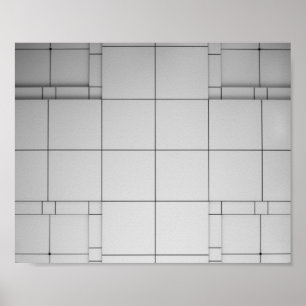 Poster Cubes Abstraits
