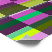 Poster Cubes colorés (Coin)