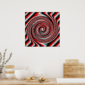 Poster cubes cool tridimensionnels super tourbillon (Cuisine)