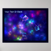 Poster Cubes cosmiques (Devant)