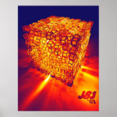 Poster cubes de feu (Devant)