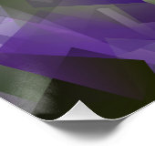 Poster Cubes de glace violette.. (Coin)